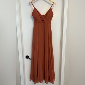 Birdy Grey Bridesmaid Dress, style Kaia, color Terracotta